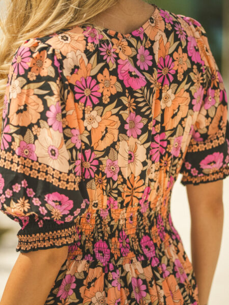 <p> </p><p>Vestido largo con estampado boho de la marca australiana Jaase. 100% rayón</p> Alabama Shop