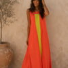 VESTIDO FRANJA NEÓN