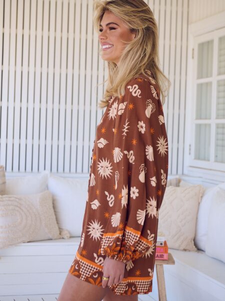 DESERT radiance mono jumpsuit