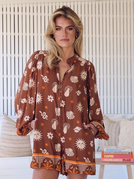 DESERT radiance mono jumpsuit