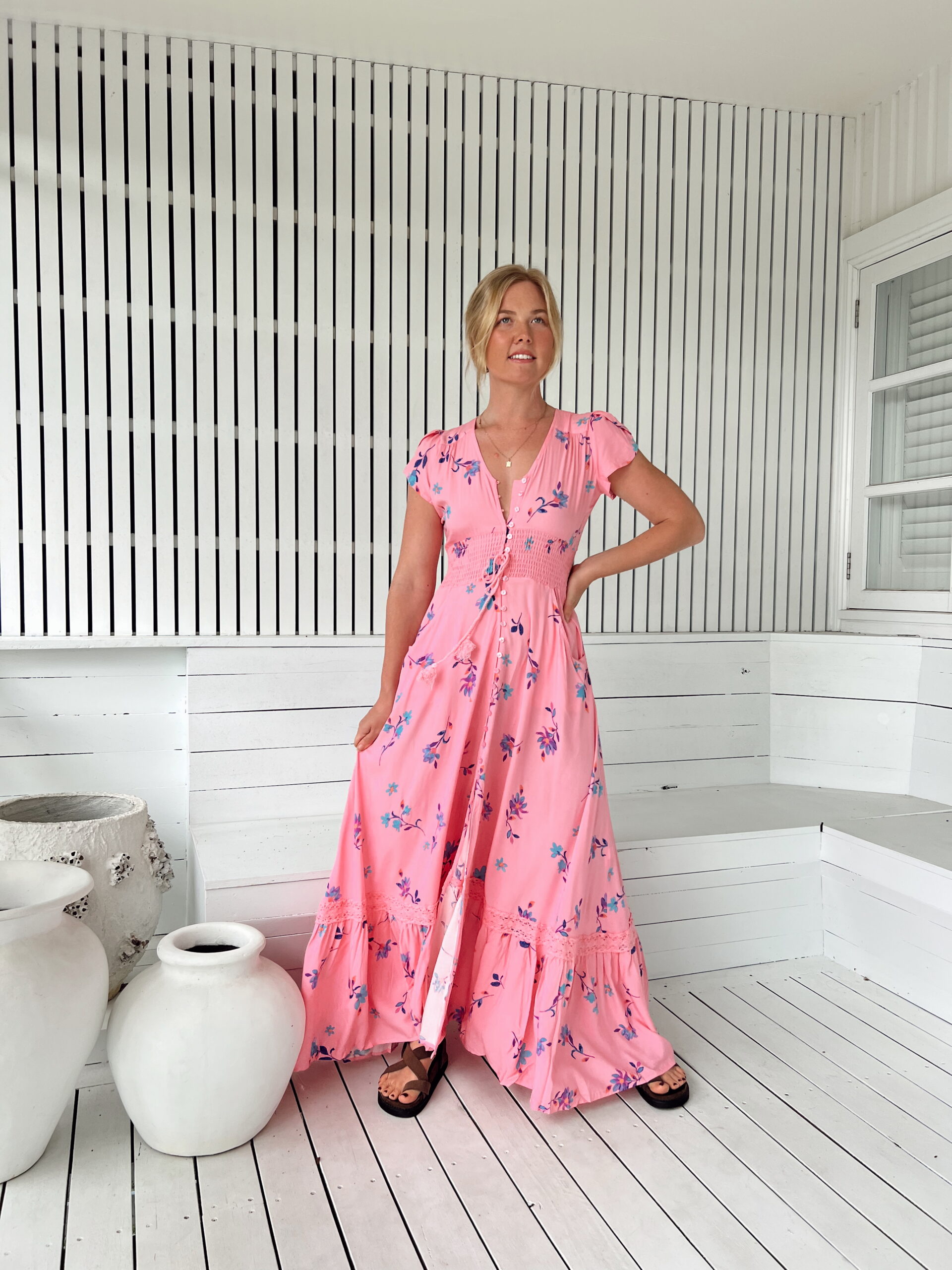vestido largo boho wildberry jaase