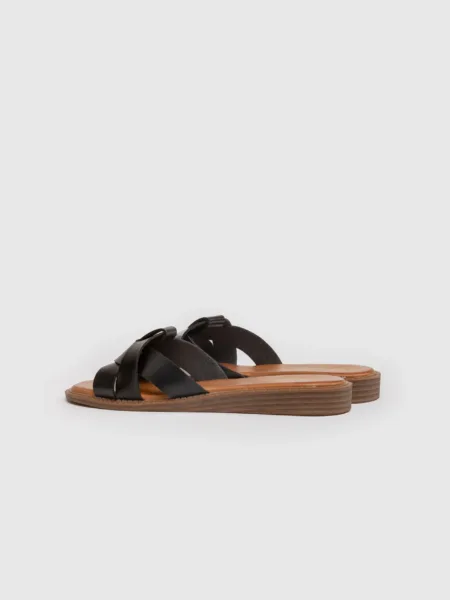 &nbsp; <div> Zapato tipo sandalias. Diseño pala. Polipiel. Diseño de tiras. Destalonas. Suela caucho. Suela plana y antideslizante. Altura plataforma: 2.0 cm. Selecciona tu talla habitual </div> Alabama Shop