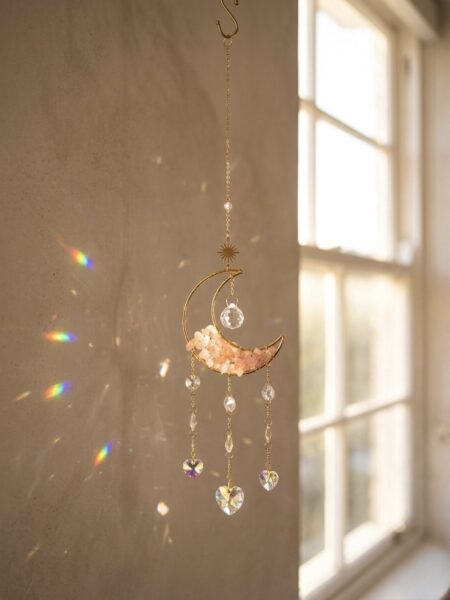 LUZ DE HADAS: LUNA DE CUARZO ROSA