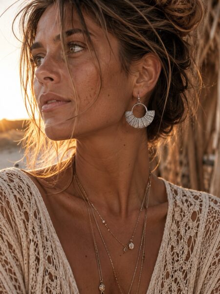 PENDIENTES ABANICO